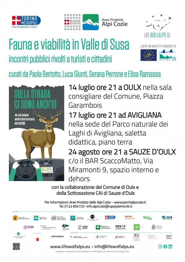 Fauna e viabilità in Valle di Susa - incontro tematico a Sauze d'Oulx