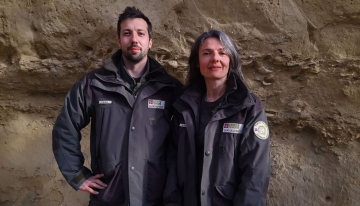 Laura e Federico, due nuove divise al Parco Paleontologico