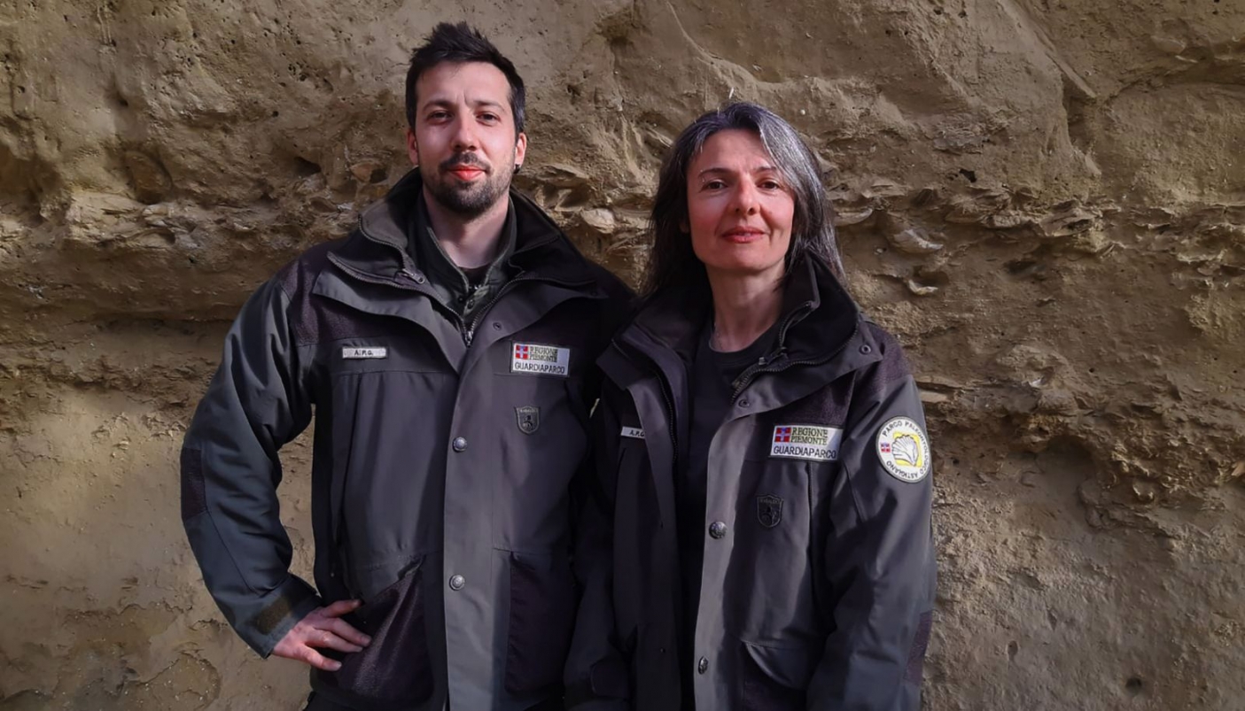 Laura e Federico  - Foto archivio EGAP Paleontologico astigiano