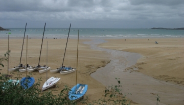 Spiaggia bretone con la bassa marea  - Foto C. Patrone