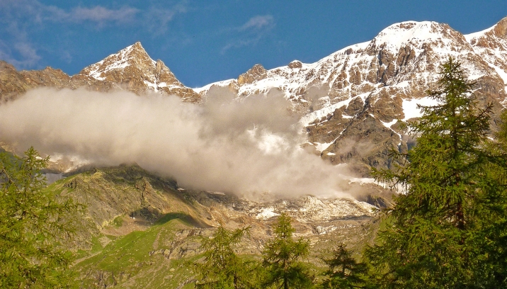 I panorami sul Monte Rosa, da un anello di sentieri in Alta Valsesia