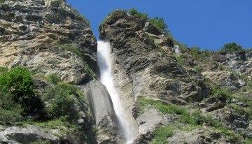 La cascata del Rio Claretto |  Foto F. Ceragioli