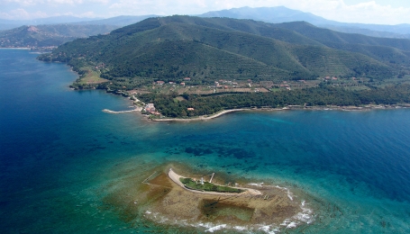 Veduta dell'area marina protetta di Santa Maria di Castellabate