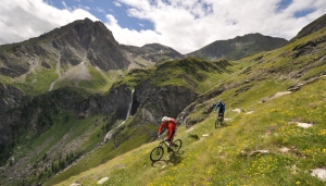 Ciclisti in Val Germanasca