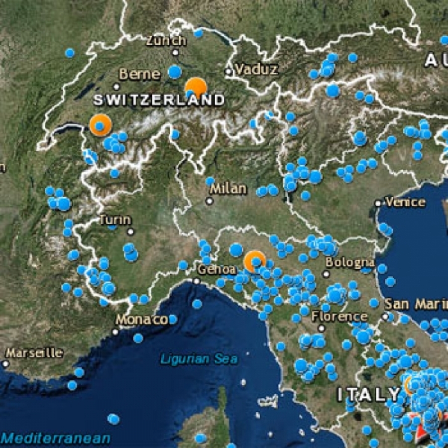I terremoti in Italia nel 2017