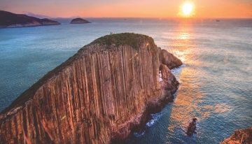 Isola del ricco arcipelago di Hong Kong, Po Pin Chau è parte del geoparco che insiste nella regione - Foto © Leng Wai Por / Hong Kong Tourism Board