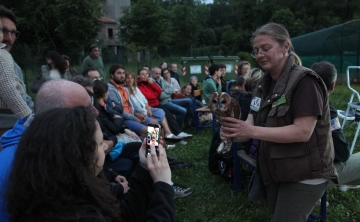 Guardiaparco delle Cozie ad una manifestazione di divulgazione naturalistica - Foto arch. AAPP Alpi Cozie