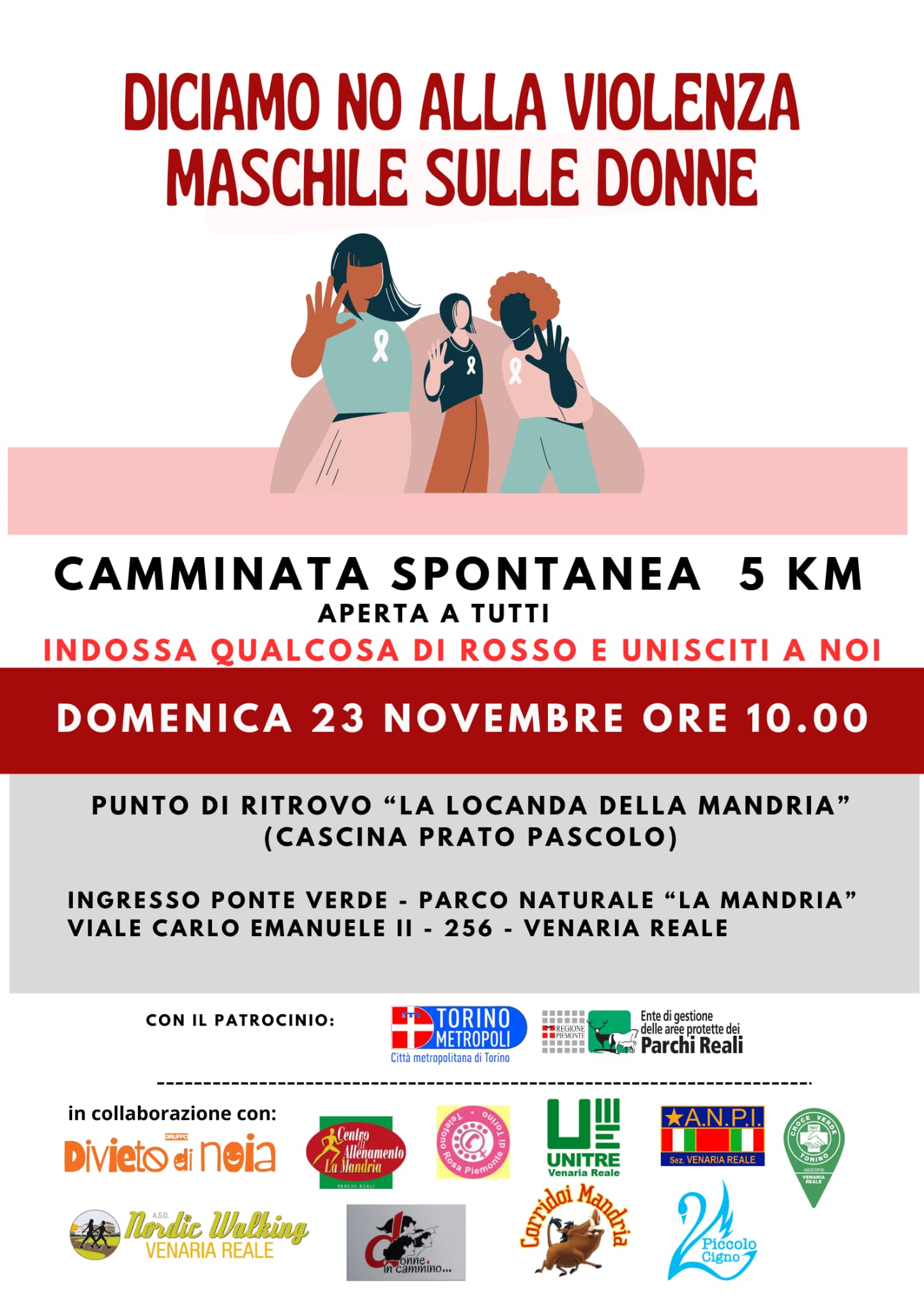 #piemonteparchi - Diciamo NO alla violenza maschile sulle donne