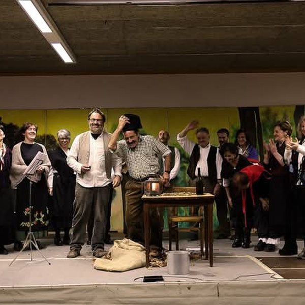 L'om qu'ou znavët ël pieuntes - Spettacolo teatrale