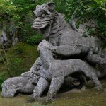 I mostri del Giardino delle Meraviglie (foto A. Corrà)