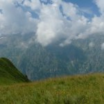 Vallone del Bousset dal crinale