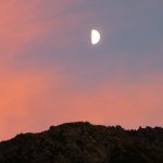 Luna dal rifugio (foto F. Chiaretta)