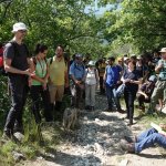 Si parte per l'escursione dedicata al Progetto Life Xero-grazing  (foto L. Giunti)