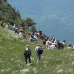 Un momento dell'escursione dedicata del Progetto LIFE Xero-grazing  (foto L. Giunti)