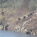 Collasso delle opere di difesa spondale - Foto A. e P. Mandarino