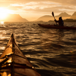 Tramonto sul mare alle Lofoten - Foto K. Folsland Olsen da www.nordnorge.com