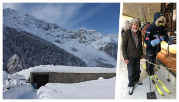 Il museo MMM Ortles nel cuore del Parco nazionale dello Stelvio e Reinhold Messner all'interno del Museo | Foto copy Robert Eberh&ouml;fer