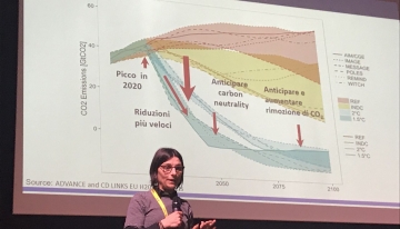 Elena Verdolini, Senior Scientist all'EIEE, il Centro Euro-Mediterraneo sui cambiamenti climatici  (Foto E. Celona)