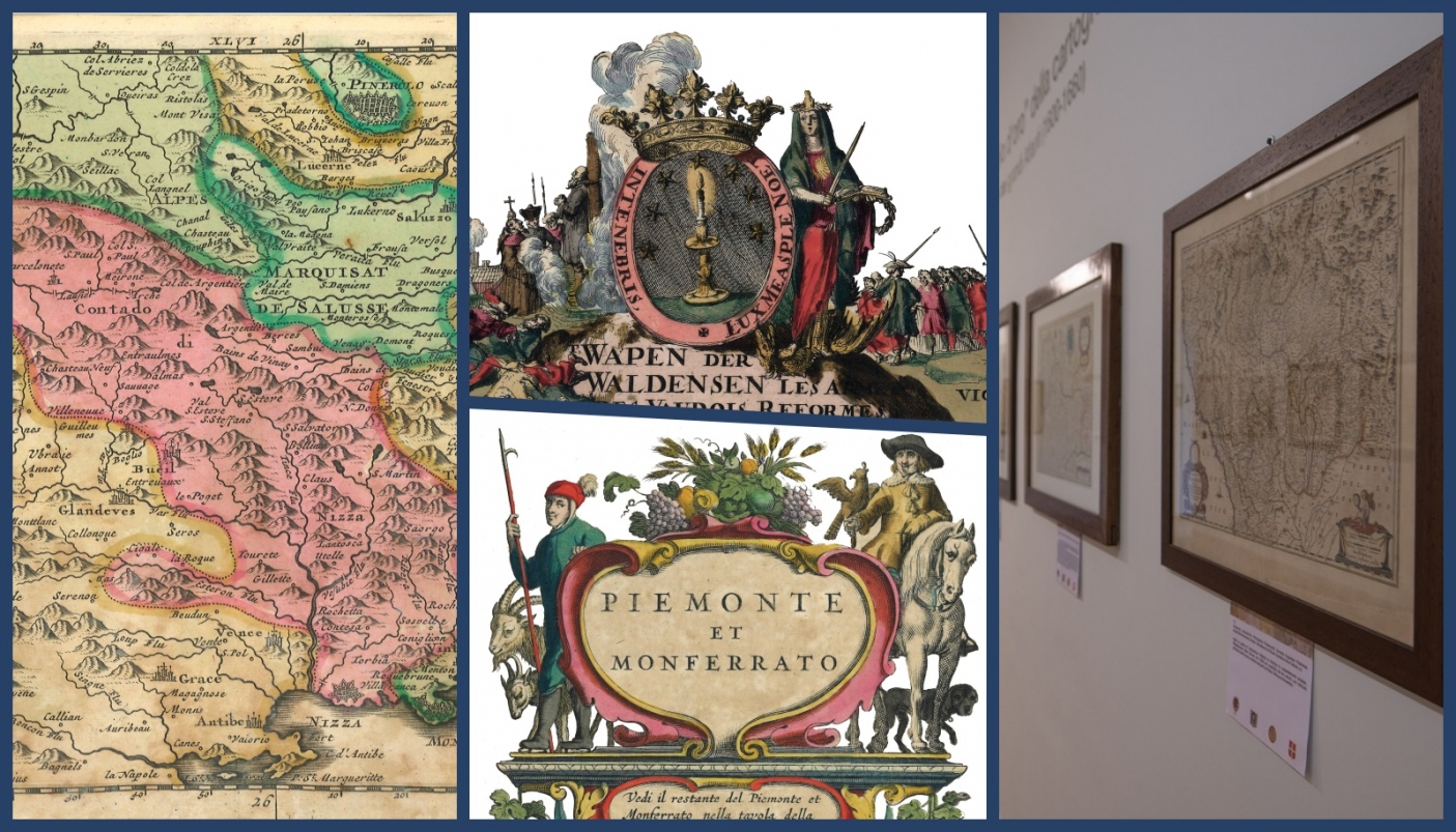 Immagini delle carte in mostra nell'esposizione  - Foto p.g.c. D. Rosselli
