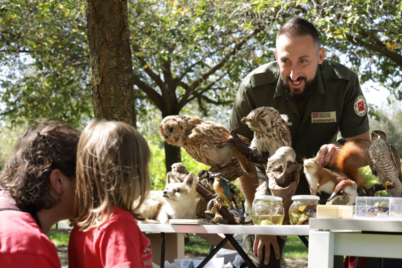 Momento didattico all'Isola della Natura - foto M. Tiso