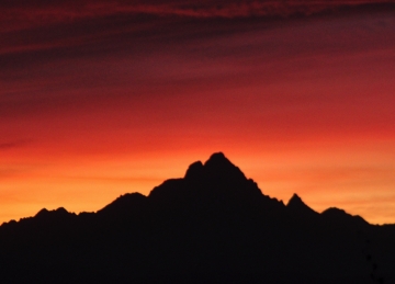 Il Monviso al tramonto  - Foto M. De Casa 