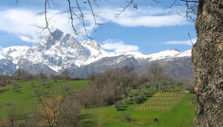 Paesaggio agrario nel Parco Nazionale del Gran Sasso e Monti della Laga - Foto E. Curcetti 