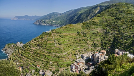 L'anfiteatro di Manarola (foto arc. Parco)  