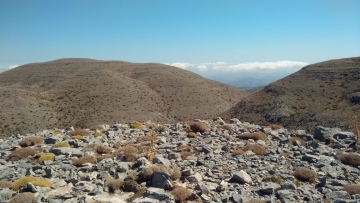 Ambiente carsico presso il Rifugio Mygero situato nel geoparco  