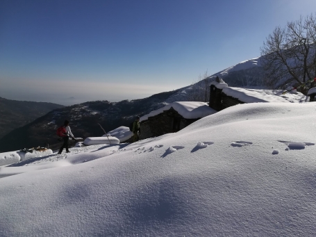 Rifugio al Sap, quota 1480 metri (Foto A. Corr&agrave;)