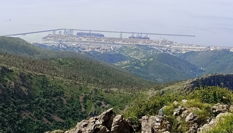 Il porto di Voltri dalla Punta Martin 