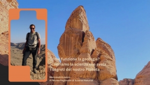 Nella foto, il professore Fabrizio Berra in una ricerca sul campo