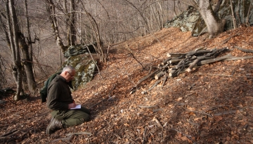 Guardiaparco sul campo | Foto L. Giunti 