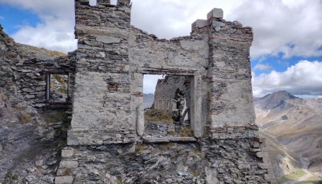 I ruderi del Forte sullo Jafferau 