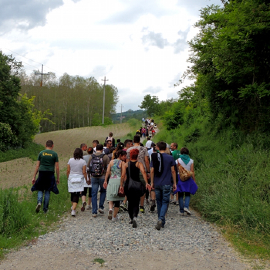 In cammino lungo i sentieri foto A.Molino
