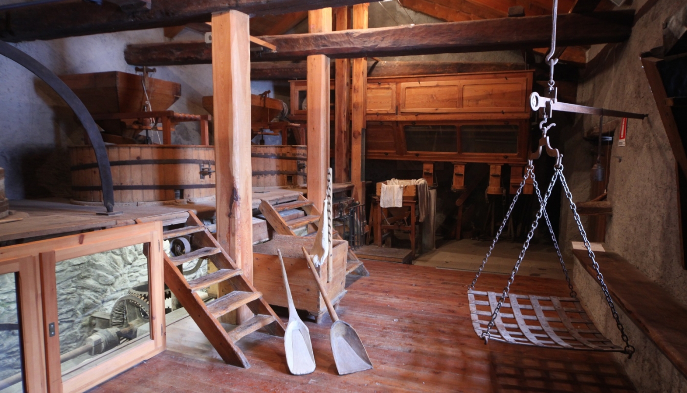 L'interno del Mulino del Martinet - Foto L. Giunti