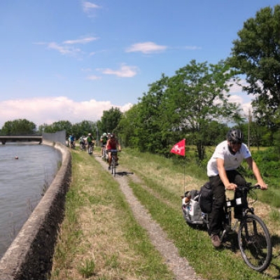 'Explorando' su due ruote il canale Cavour