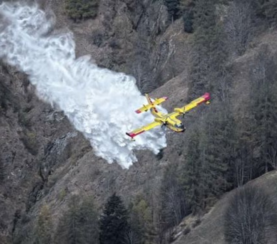 Foresto e Chianocco, anche gli orridi in fiamme