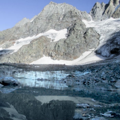 Il lago glaciale del Grand Croux non si &egrave; formato