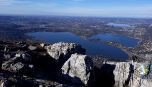 Laghi briantei dal Monte Barro