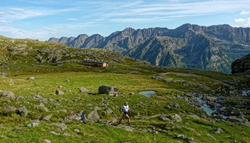 Il Gran Piano con la ex Casa di caccia 