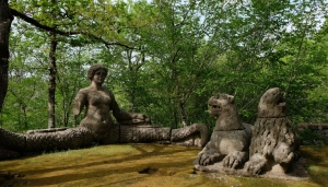 Scorcio del Giardino delle meraviglie