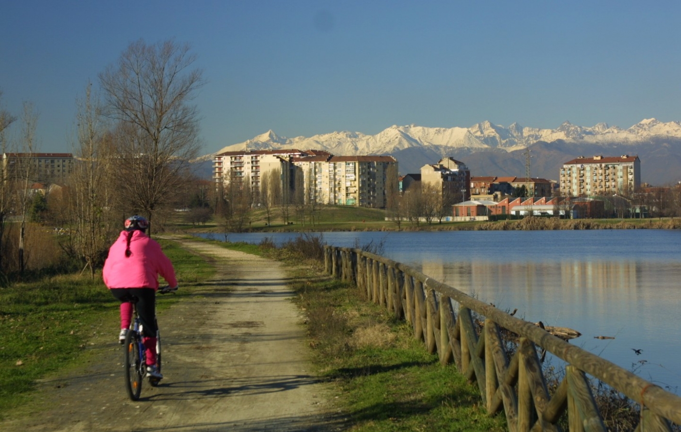 In bicicletta lungo il Po | Foto T. Farina