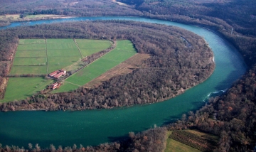 L'area oggetto dell'avviso: al centro la Cascina Montelame  - Foto Archivio Parco del Ticino