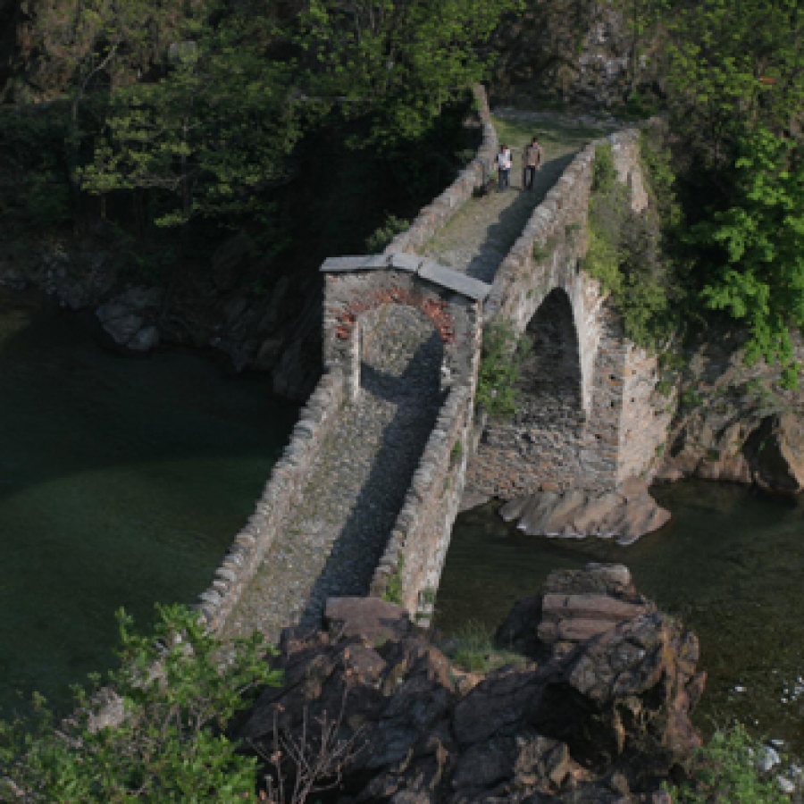 Sul Ponte del Diavolo foto T. Farina