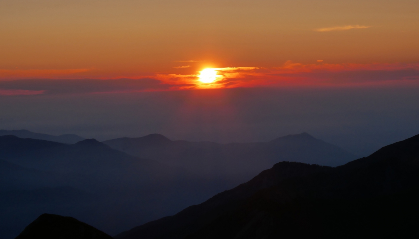 Alba dalla cima Ciantimplagna  