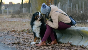 L'educatrice Simona Sergi e il cane Balto - Foto p.g.c. S. Sergi