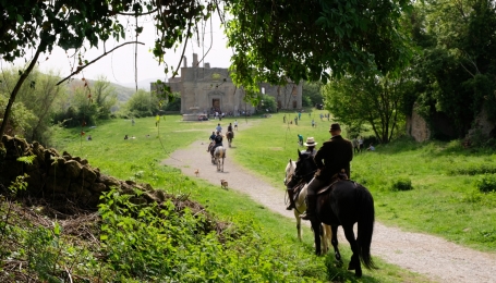 All'interno della Riserva naturale di Monterano  (foto A. Corr&agrave;)